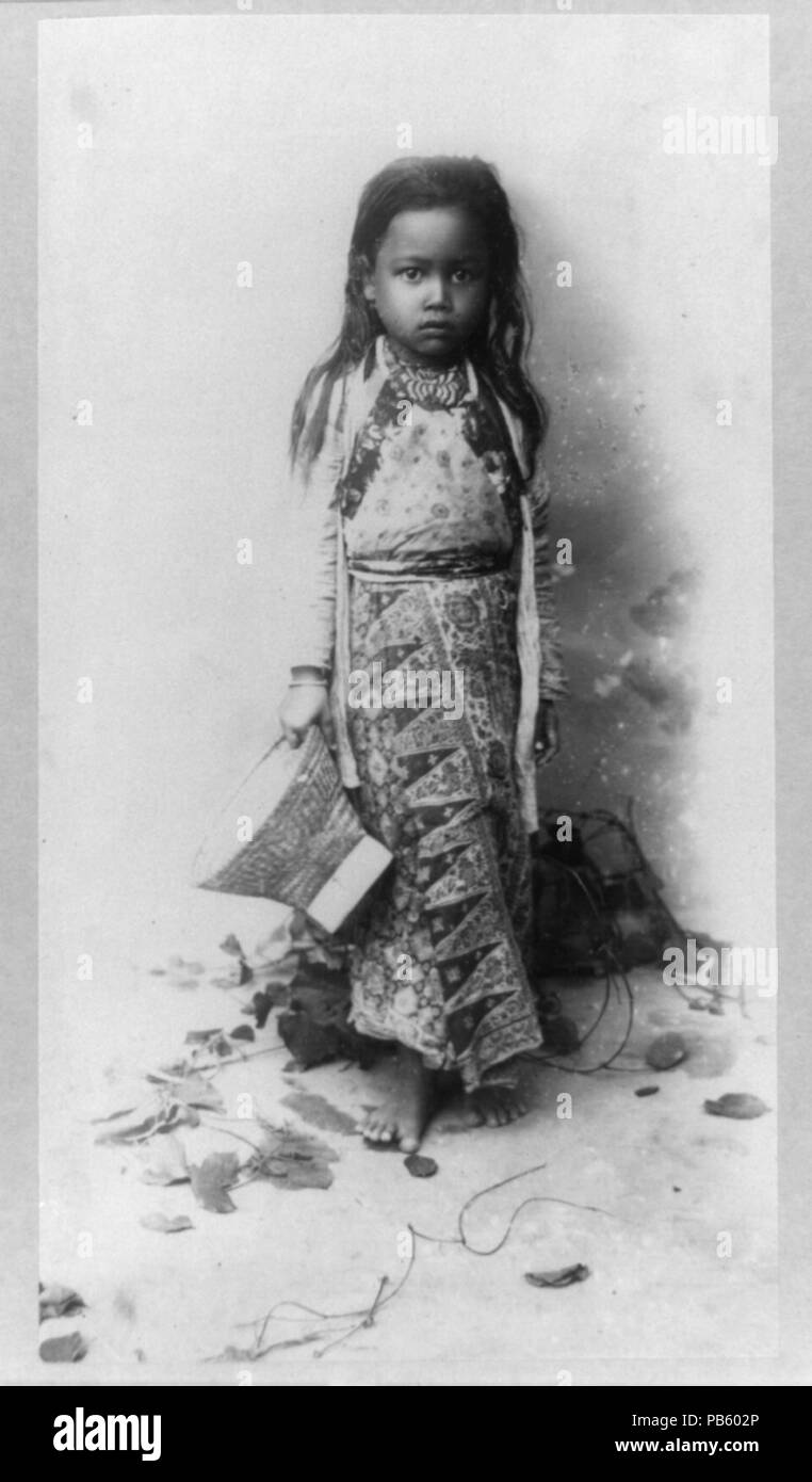 . English: Title: Indonesia - Java. Little girl Abstract: Posed, full ...