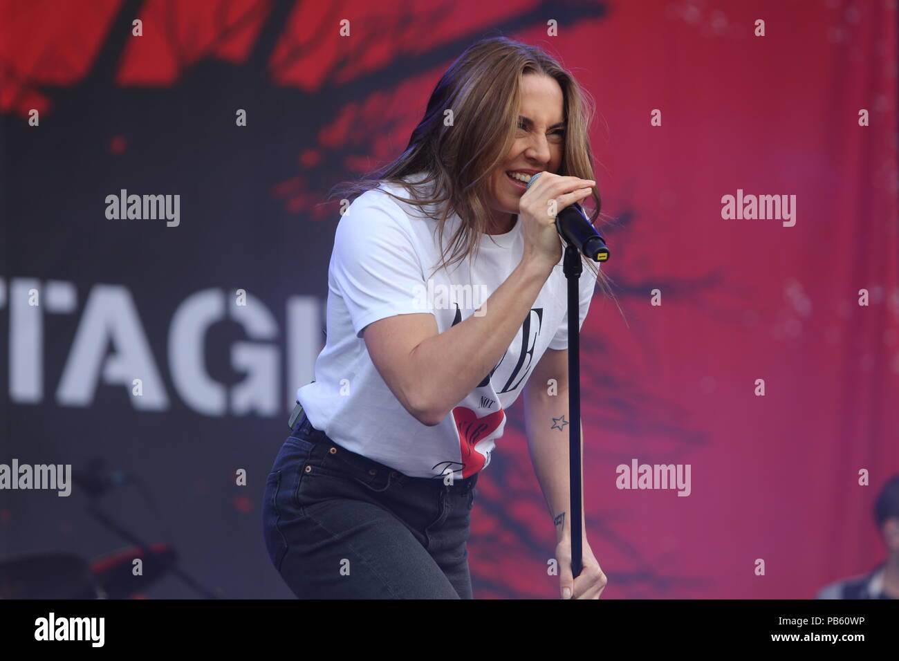 Parkpop festival in Zuiderpark, The Hague, Netherlands Featuring
