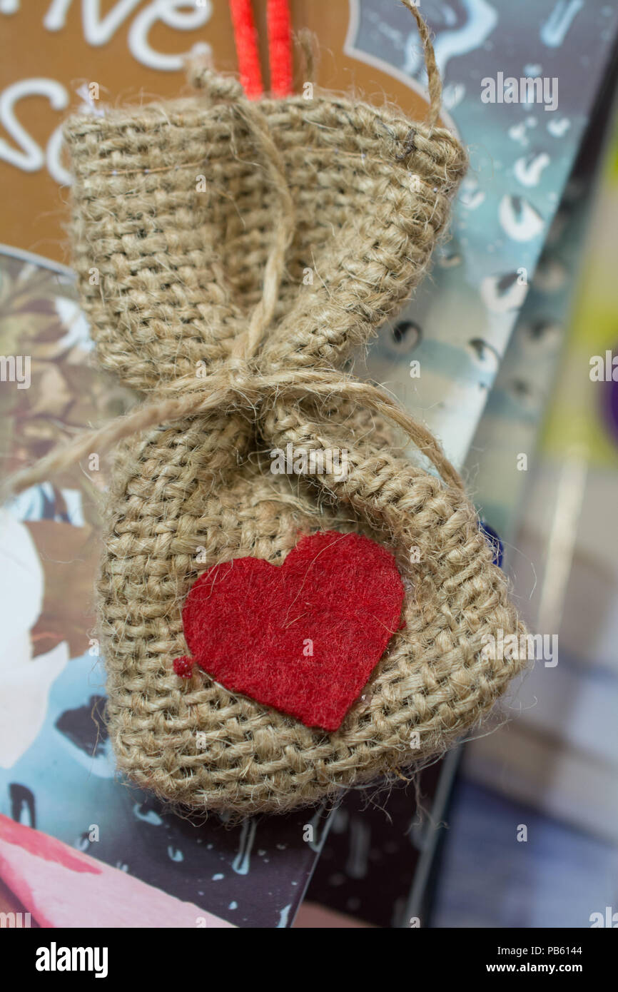 Colorful decorative objects in the shape of a heart Stock Photo Alamy