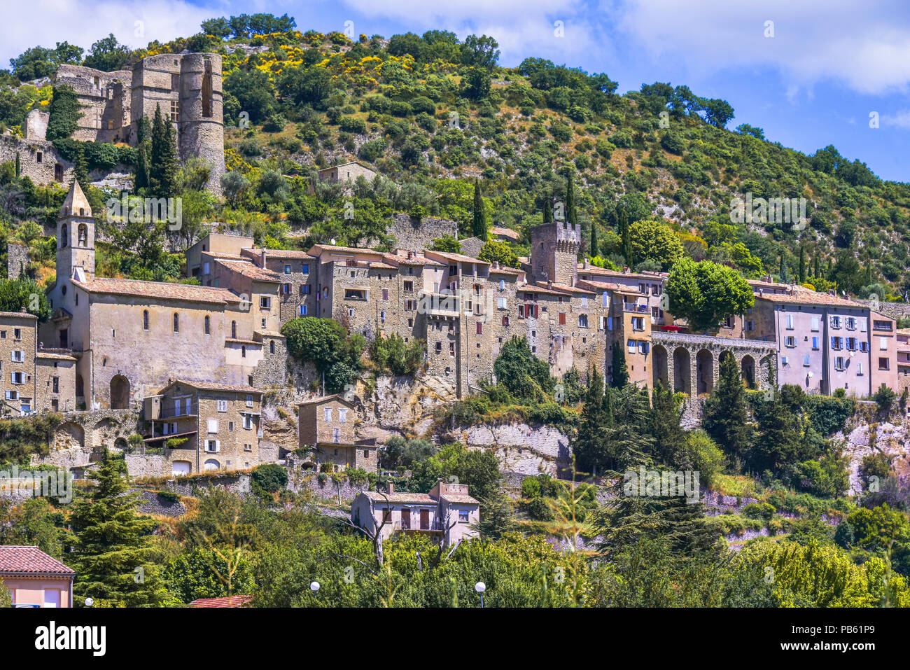 Montbrun-les-Bains, Provence, France, Drôme department, region Auvergne ...