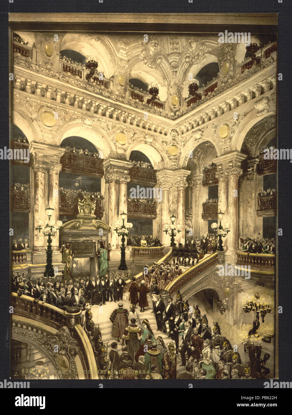 1663 The Opera House, the inauguration of the opera, Paris, France-LCCN2001698523