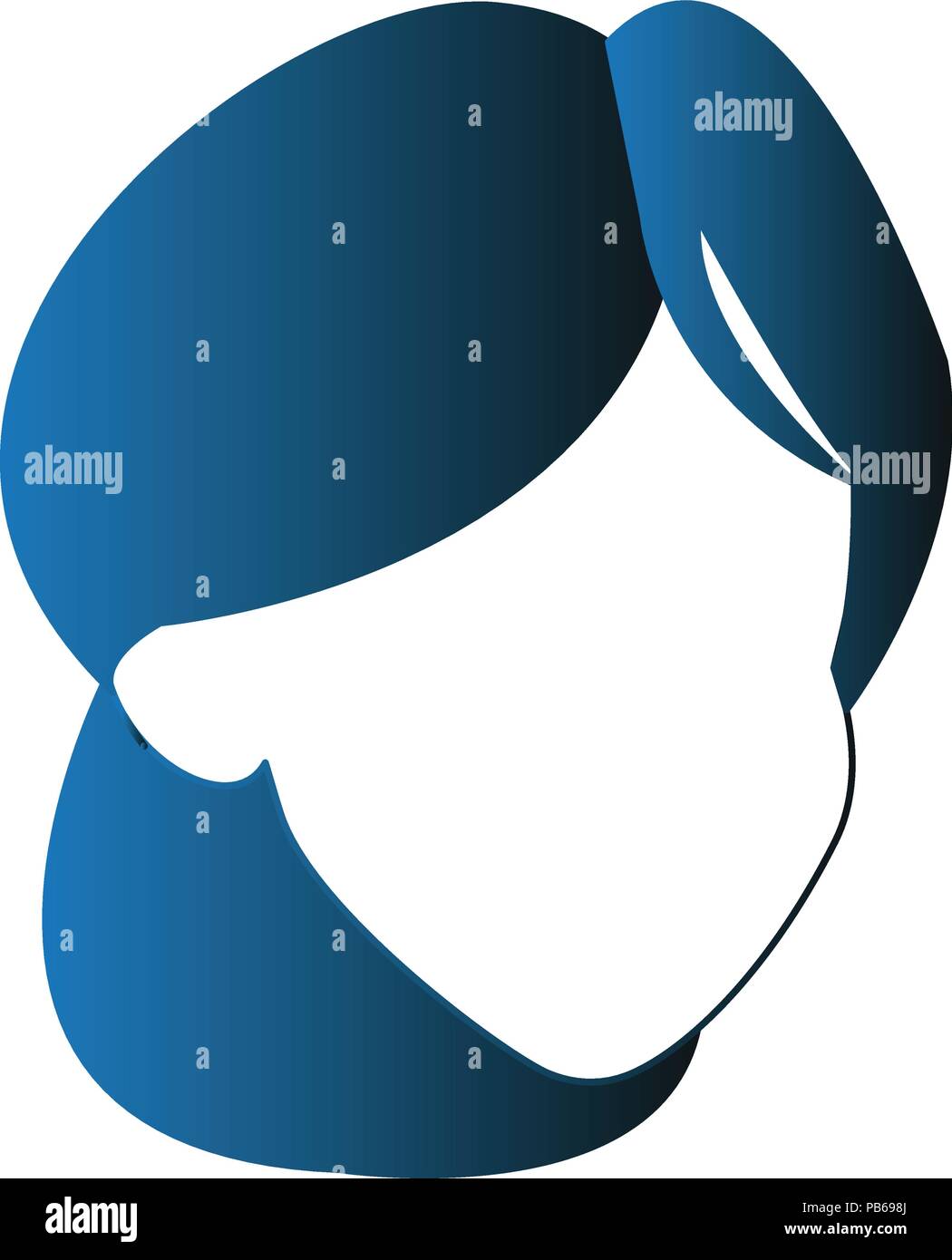 Woman faceless avatar vector illustration graphic design Stock Vector ...