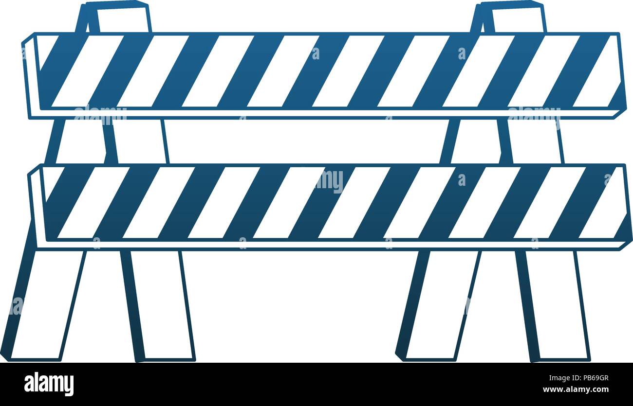 Under construction barrier vector illustration graphic design Stock ...