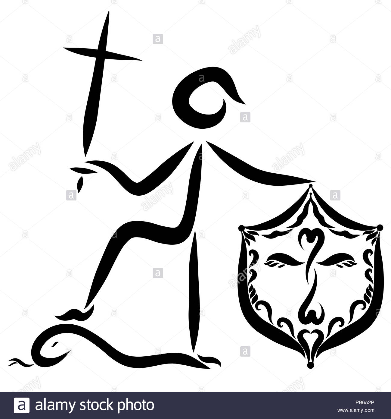 sword cross black and white stock photos images alamy