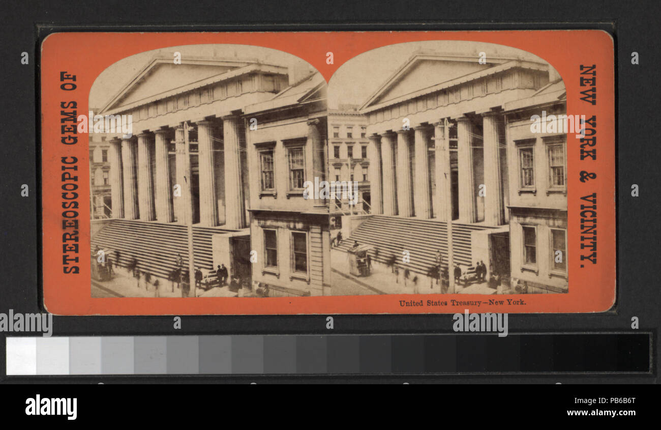 1791 United States Treasury - New York (NYPL b11708053-G91F199 022F) Stock Photo