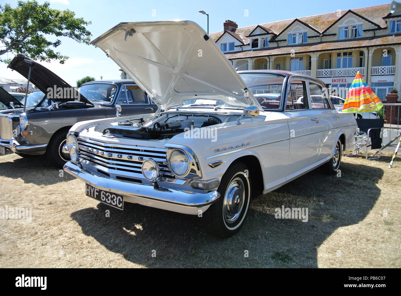 Vauxhall Cresta parked up on display at the English Riviera classic car show, Paignton, Devon, England, UK Stock Photo