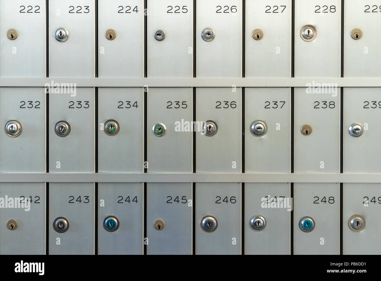 Safe deposit boxes for rent Stock Photo Alamy