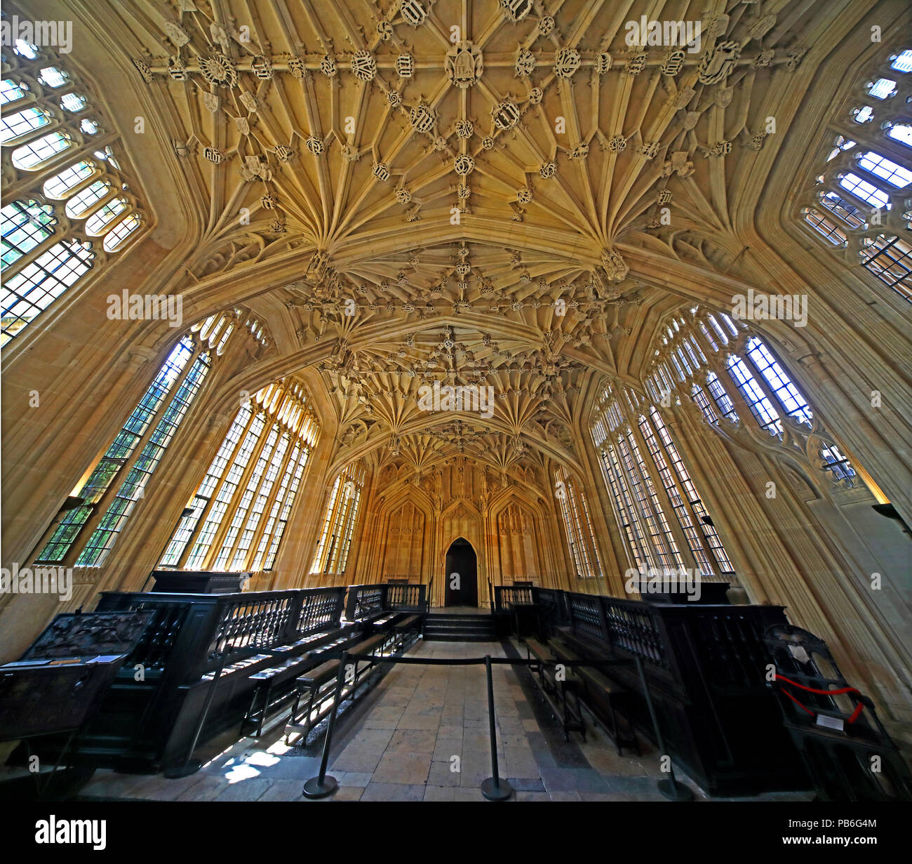 Divinity School, Bodleian Library, Broad Street, Oxford, Cottswolds, South East England, UK Stock Photo