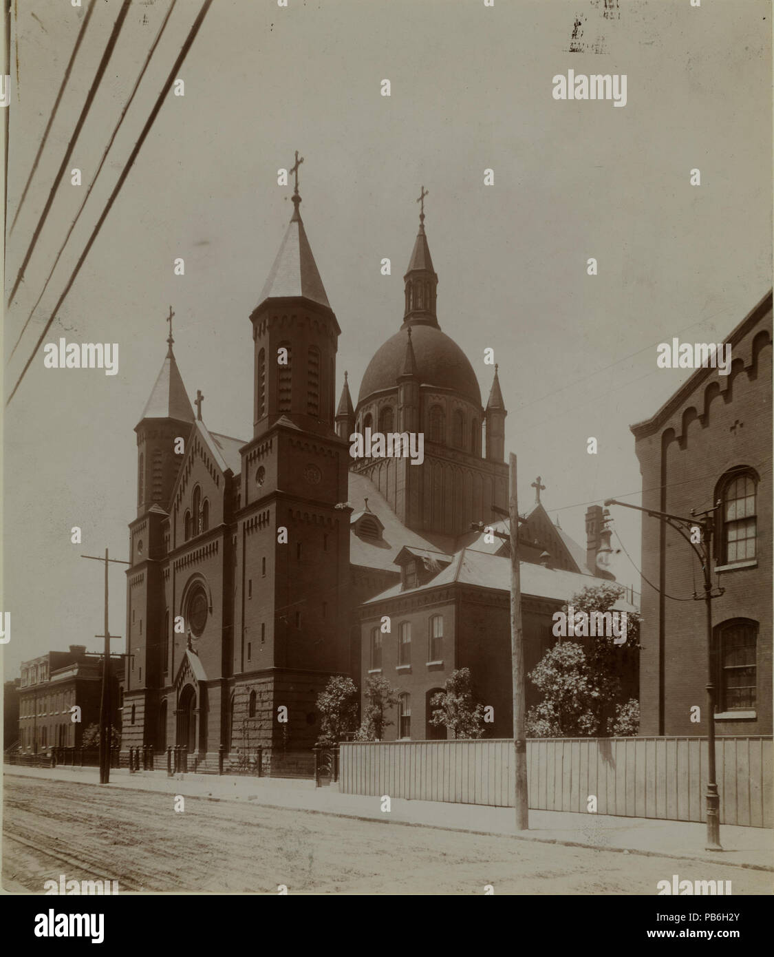 1566 St. Stanislaus Catholic Church. 1413 North Twentieth Street Stock Photo