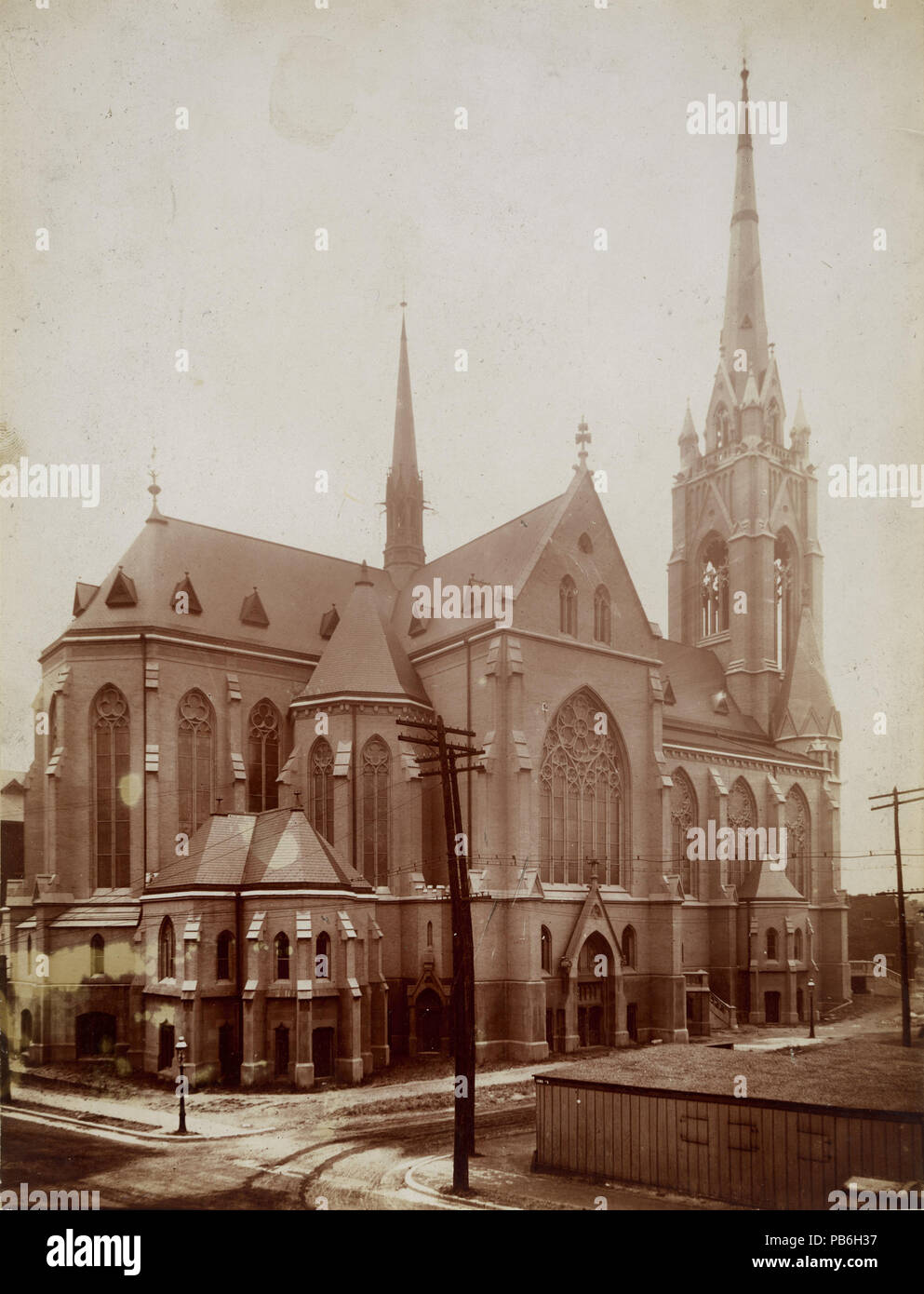 1283 Saint Francis de Sales Catholic Church. View from side. 2653 Ohio Avenue Stock Photo