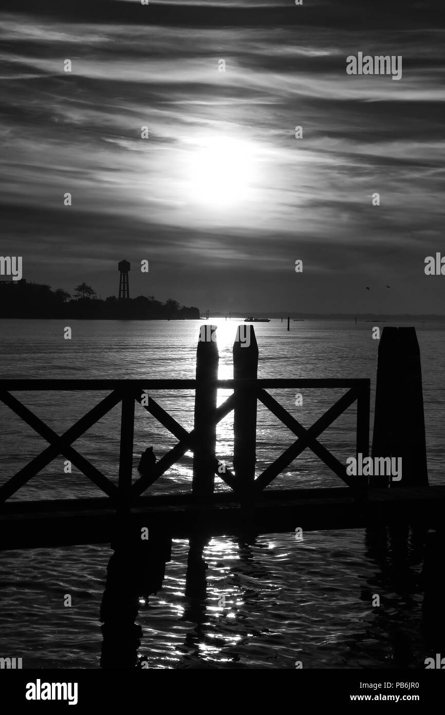 Sunset from venice Stock Photo - Alamy