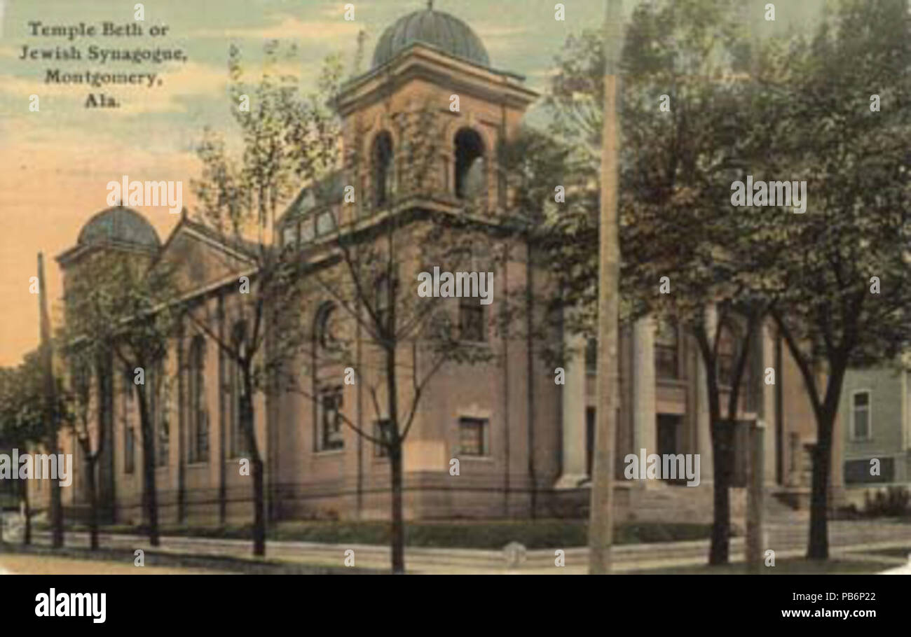 1603 Temple Beth Or Montgomery Alabama 1910s Stock Photo Alamy