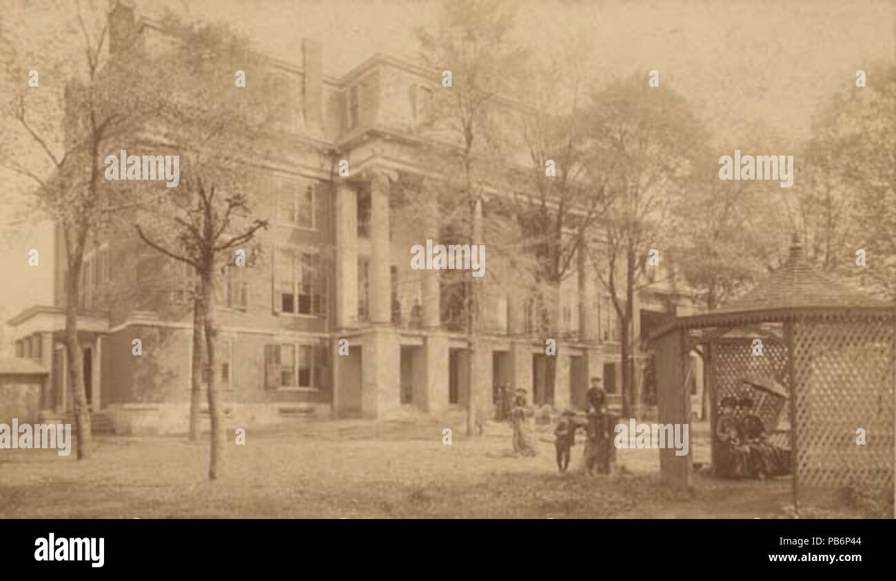 . Huntsville Female College in Huntsville, Alabama. between circa 1870