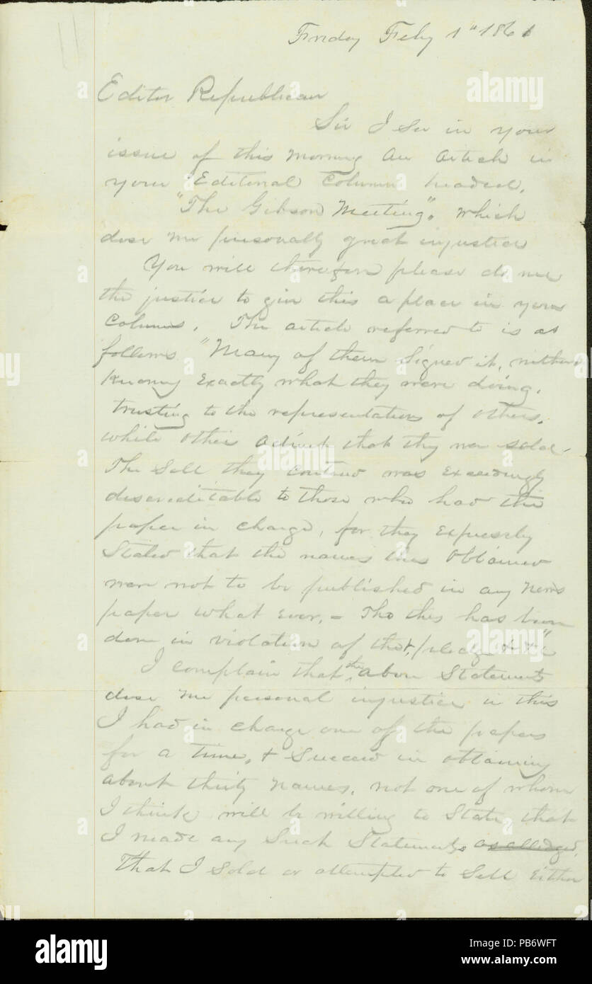 Letter to the editor newspaper hi-res stock photography and images - Alamy, image size:836x1390