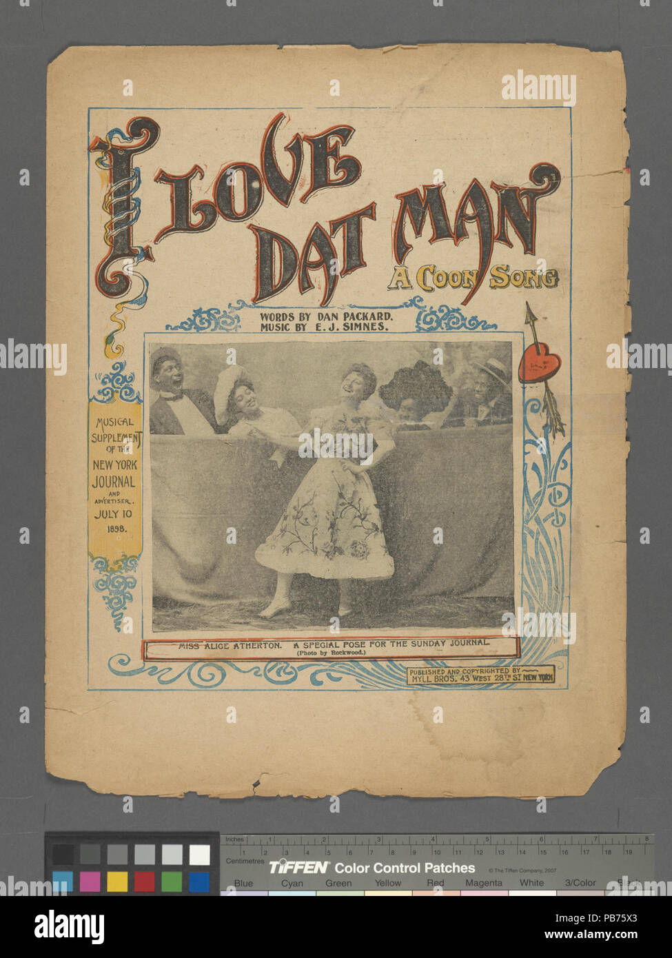 781 I love dat man (NYPL Hades-609923-1255694) Stock Photo