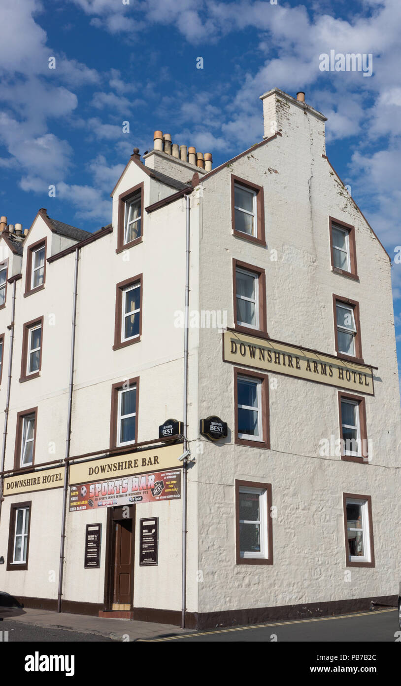 Downshire Arms Hotel. Port Patrick. Scotland Stock Photo Alamy