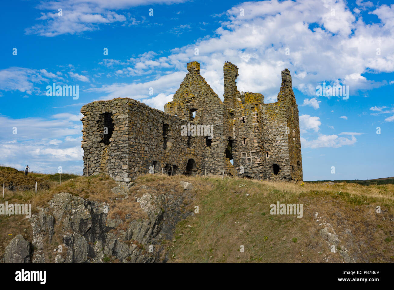 dunskey-castle-port-patrick-scotland-stock-photo-alamy