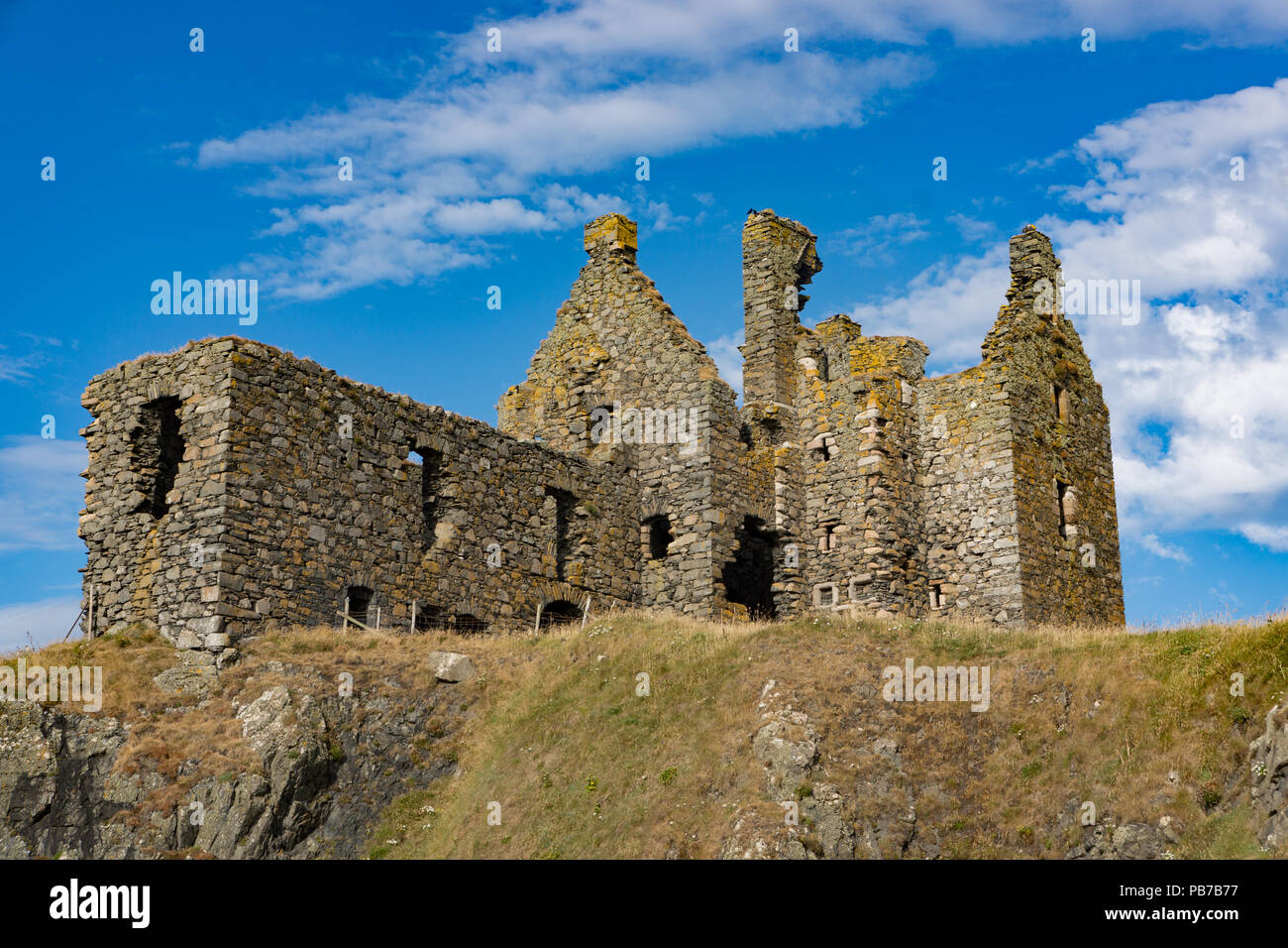 Dunskey Castle Port Patrick. Scotland Stock Photo Alamy