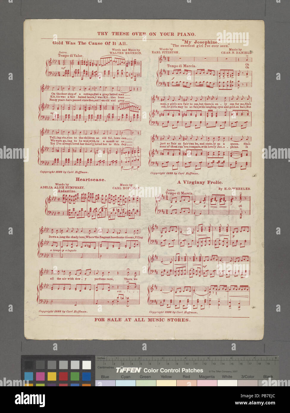 1864 Without thee (NYPL Hades-609496-1999073) Stock Photo