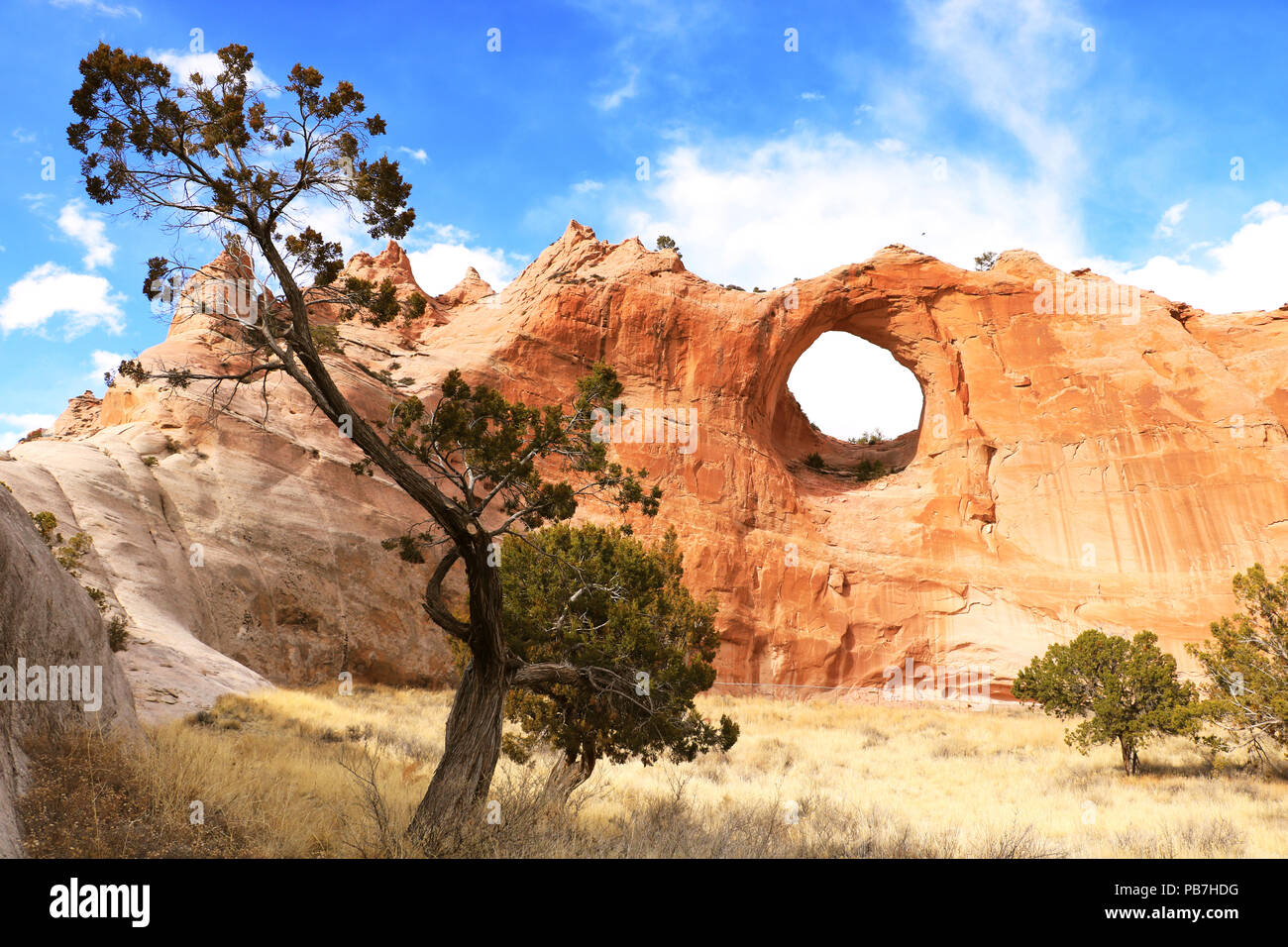 Window Rock Arizona Stock Photo Alamy
