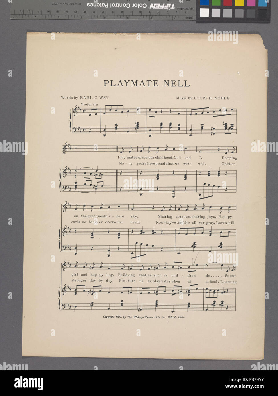 1206 Playmate Nell (NYPL Hades-609067-1944461) Stock Photo