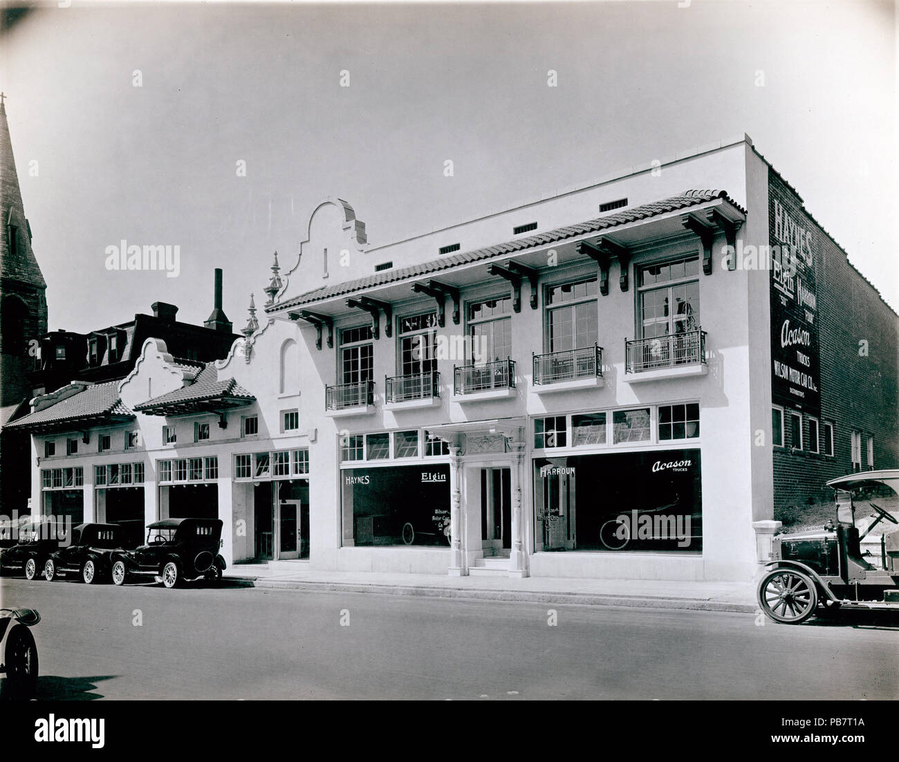 1860 Wilson Motor Car Company at 2921 Locust Street, just west of Ewing