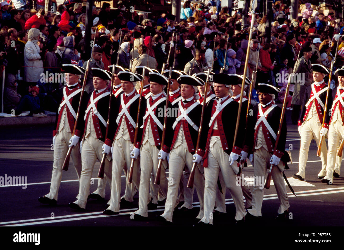 799 Inaugural parade for President George H.W. Bush on January 20, 1989, Washington, D.C LCCN2011632616 Stock Photo