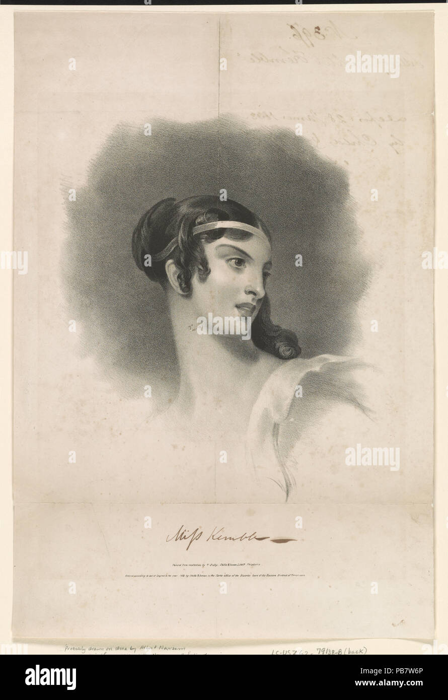 Miss kemble hi-res stock photography and images - Alamy