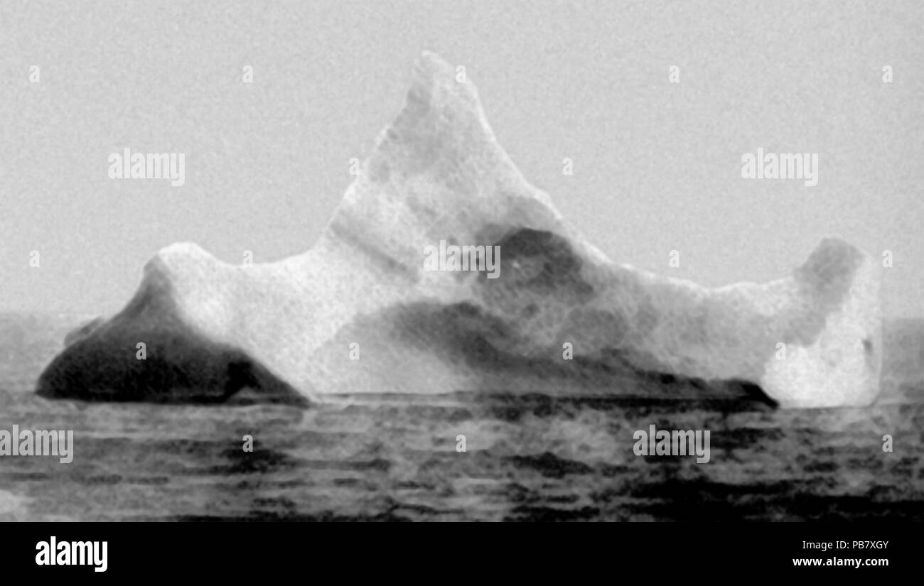 1751 Titanic iceberg Stock Photo
