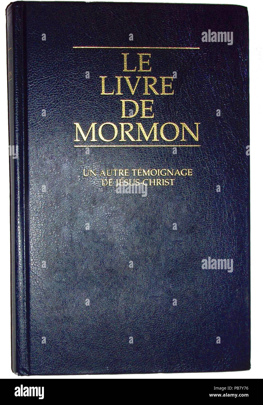 929 Livre de Mormon (french Stock Photo - Alamy