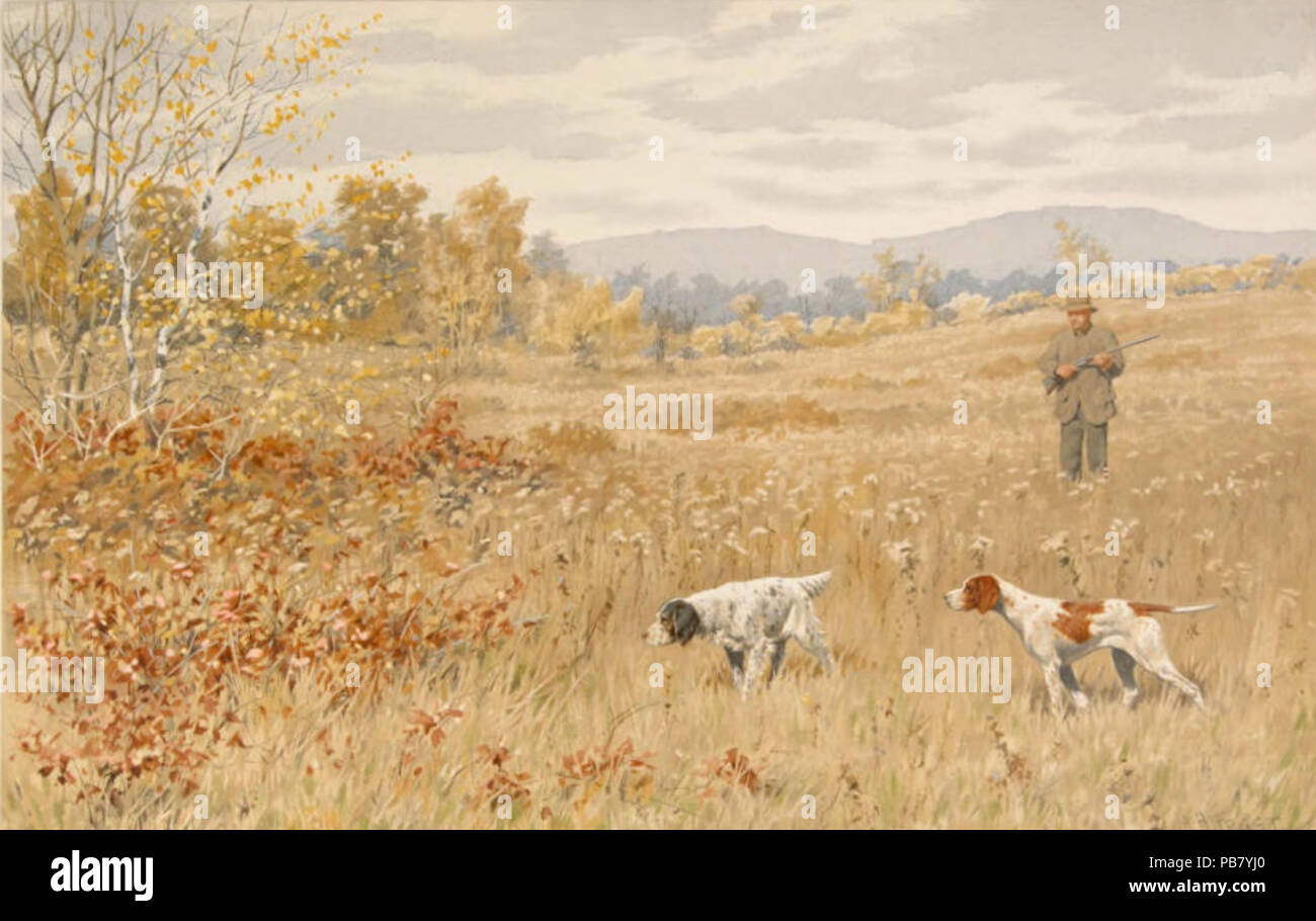 A・B・フロスト、「DUCK SHOOTING FROM A BLIND」 A・B・フロスト