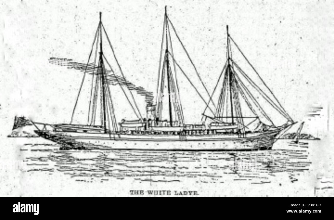 Steam yacht 19th century hi-res stock photography and images - Alamy