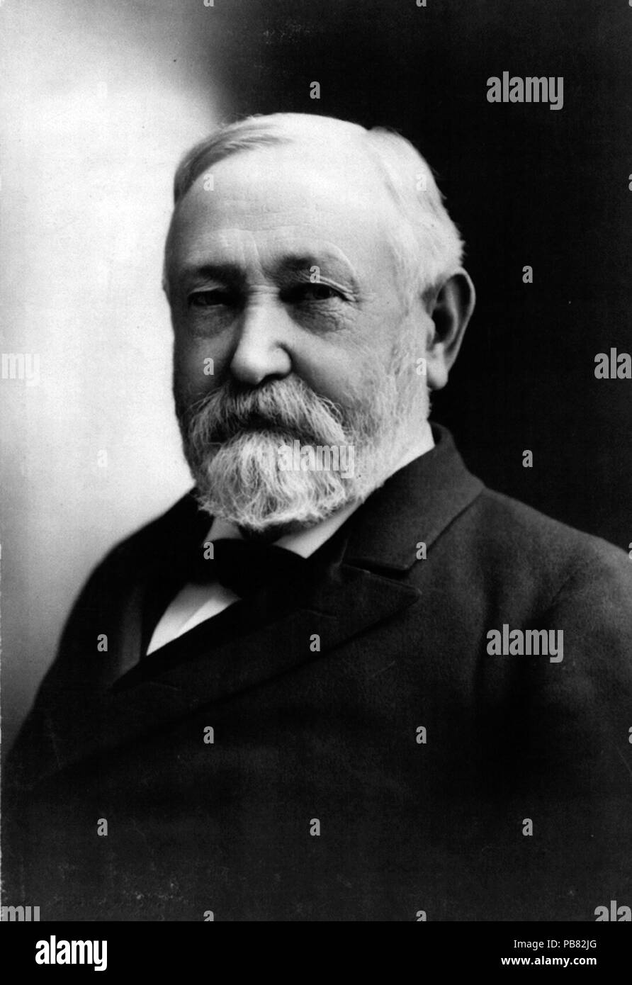 1225 President Benjamin Harrison 1897 Stock Photo