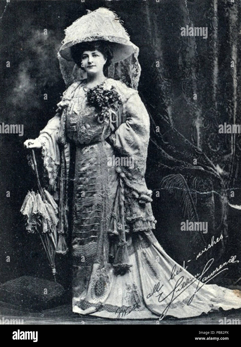 . English Lillian Lawrence, American actress, as 'Zaza' . between 1905