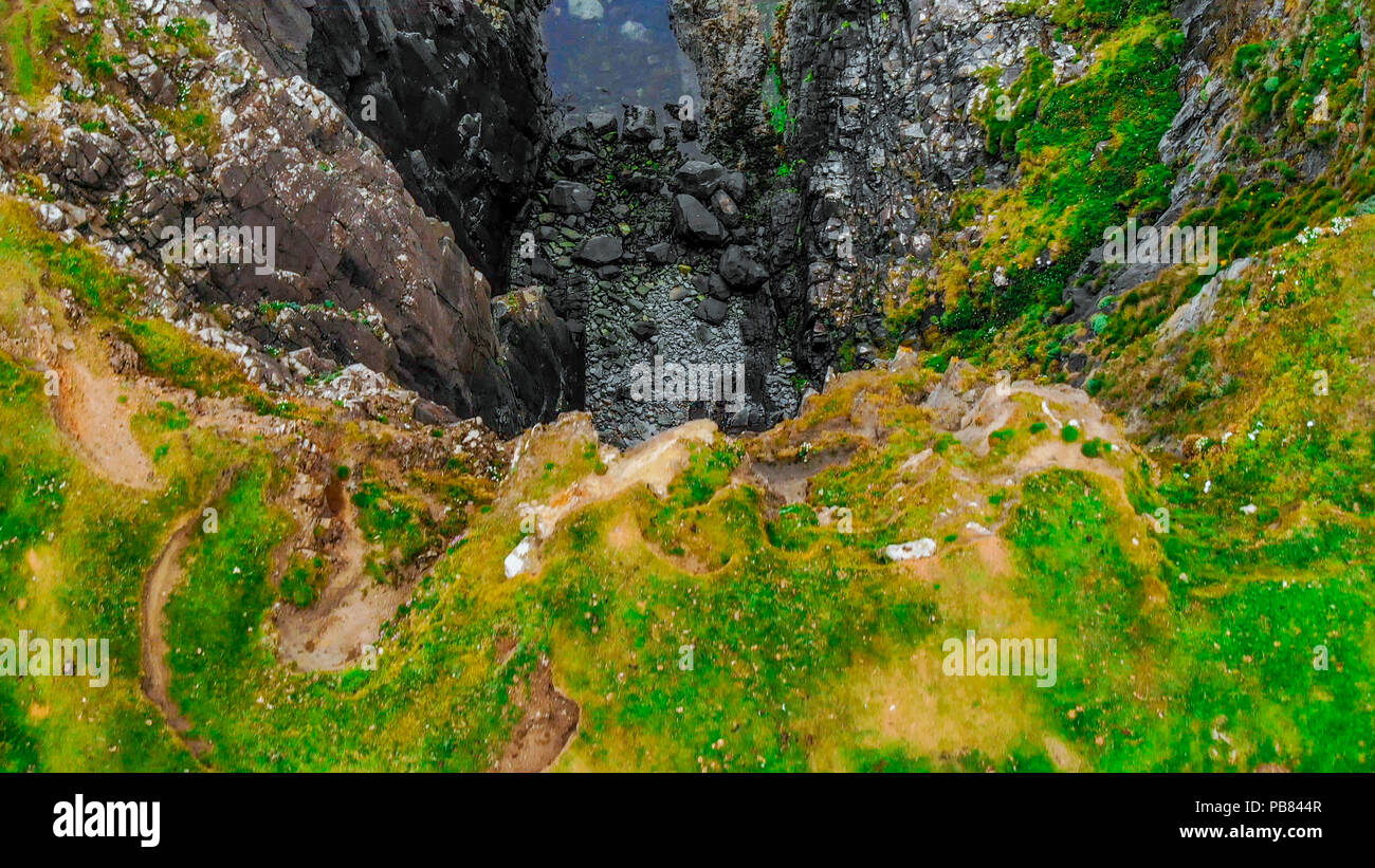 Typical views in the Scottish Highlands - The Isle of Skye Stock Photo