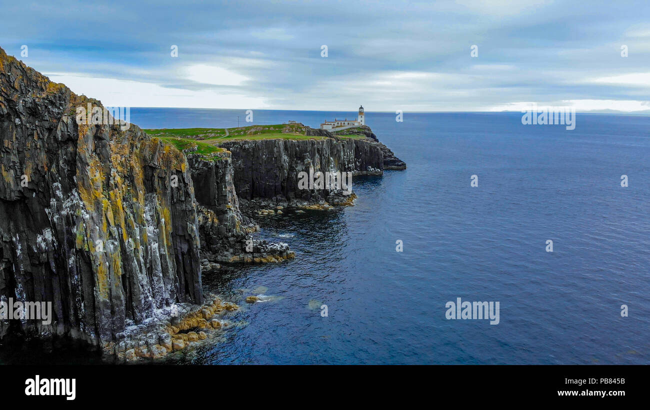 Typical views in the Scottish Highlands - The Isle of Skye Stock Photo