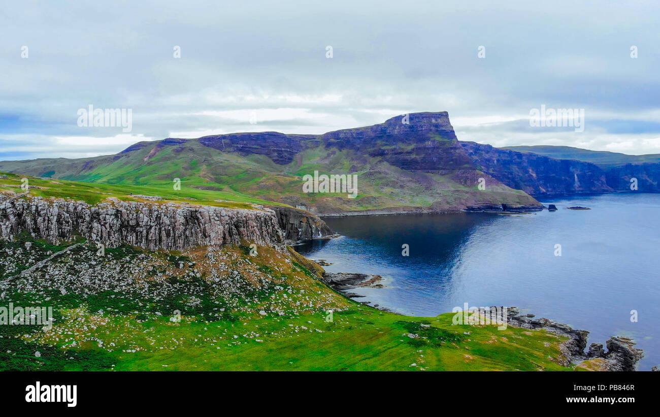 Typical views in the Scottish Highlands - The Isle of Skye Stock Photo