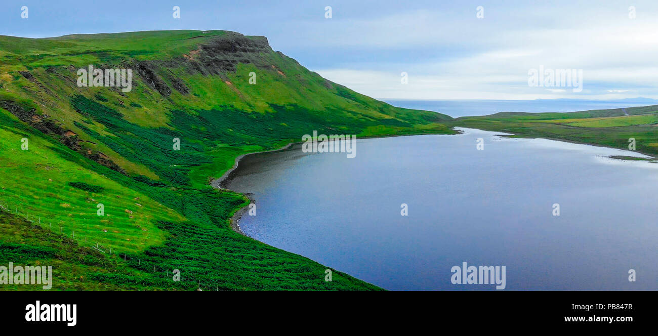 Typical views in the Scottish Highlands - The Isle of Skye Stock Photo