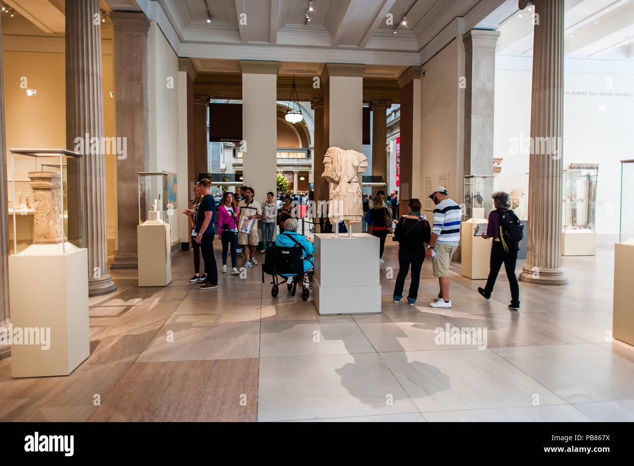 NEW YORK, USA SEP 25, 2015 Metropolitan Museum of Art (the Met), the