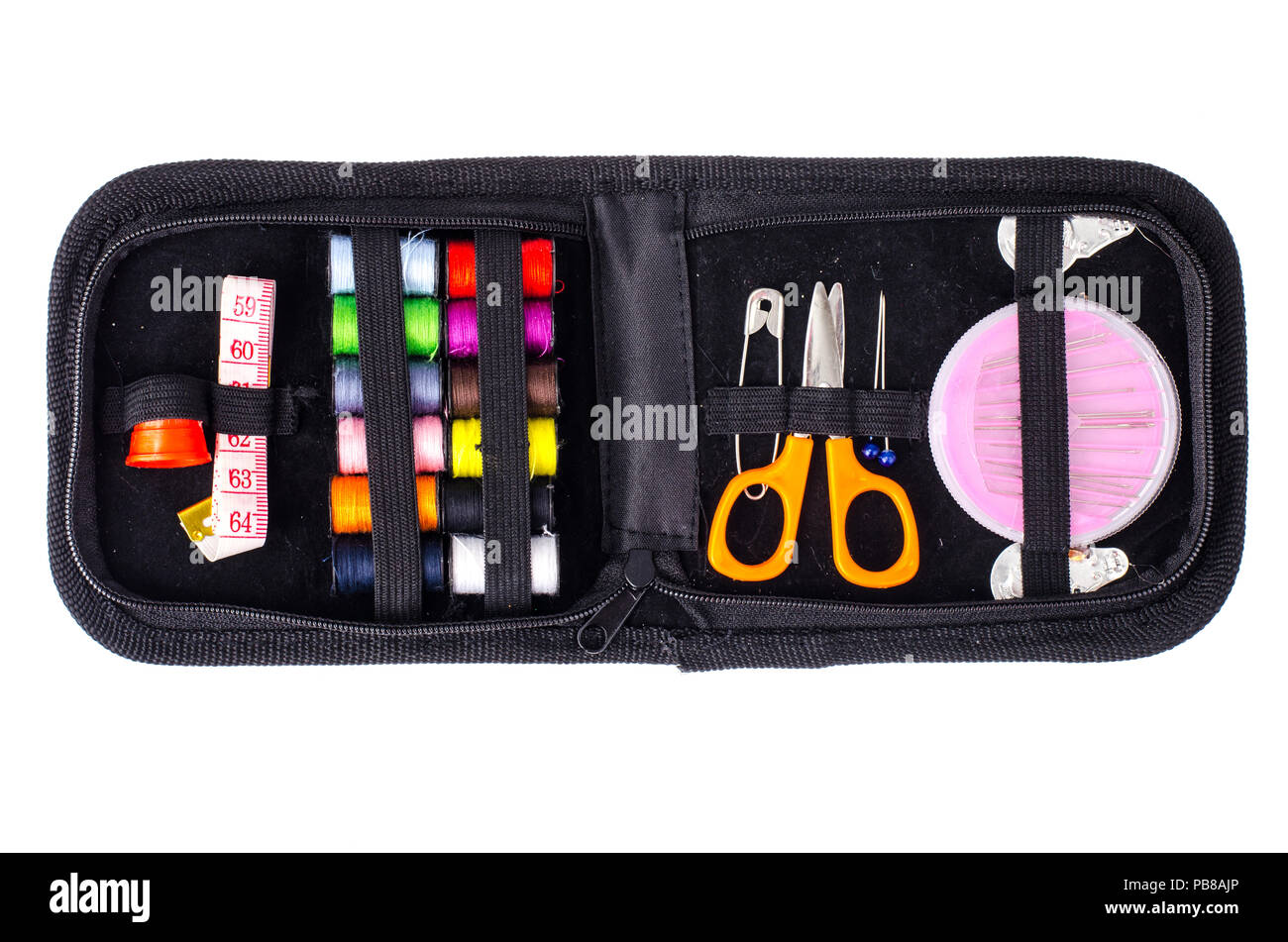 Compact set of sewing accessories. Studio Photo Stock Photo - Alamy