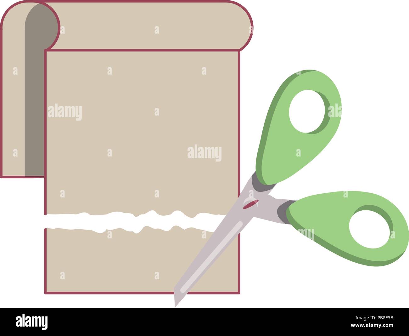 scissors and paper clipart