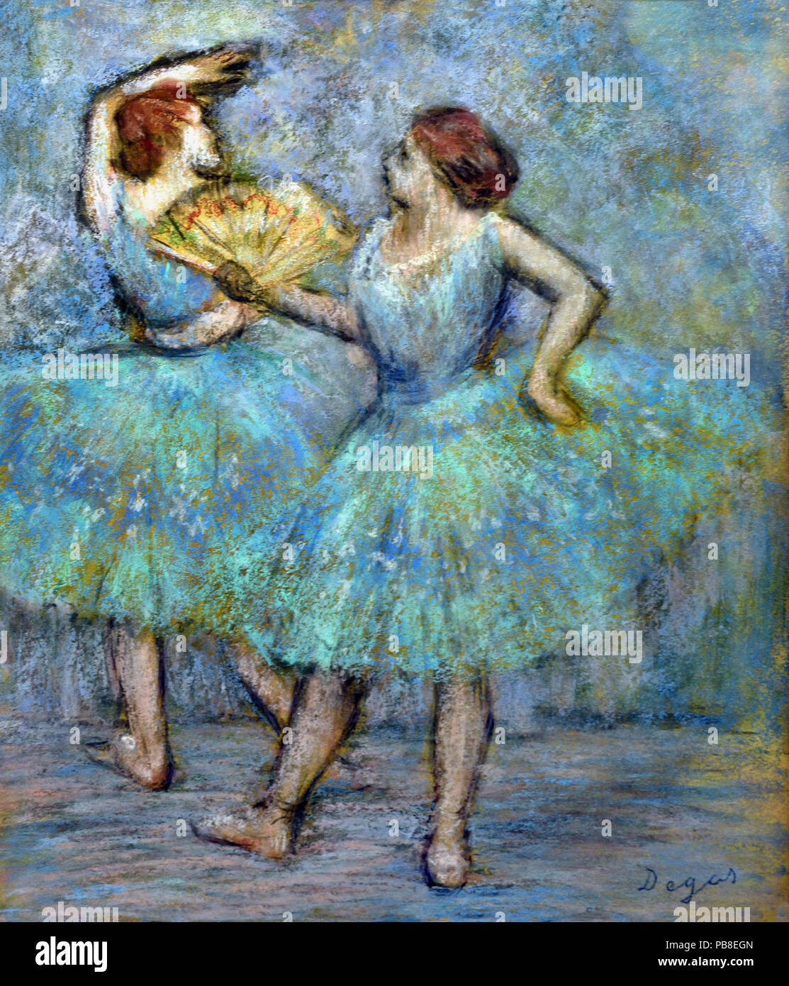 Two dancers 1905 Edgar Degas 1834-1917 France French Stock Photo