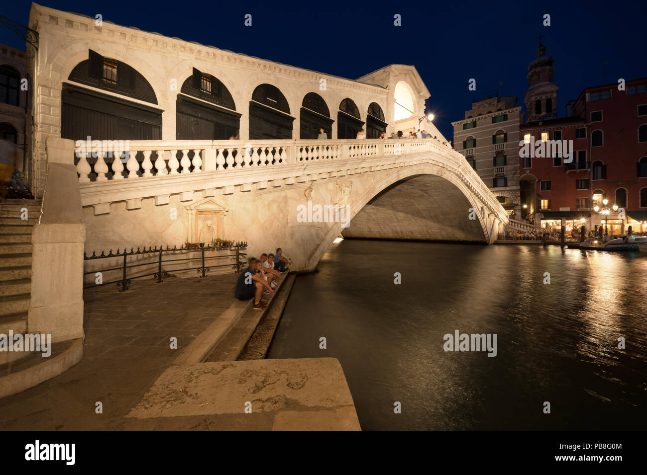 Rialto twilight venice unesco hi-res stock photography and images - Alamy