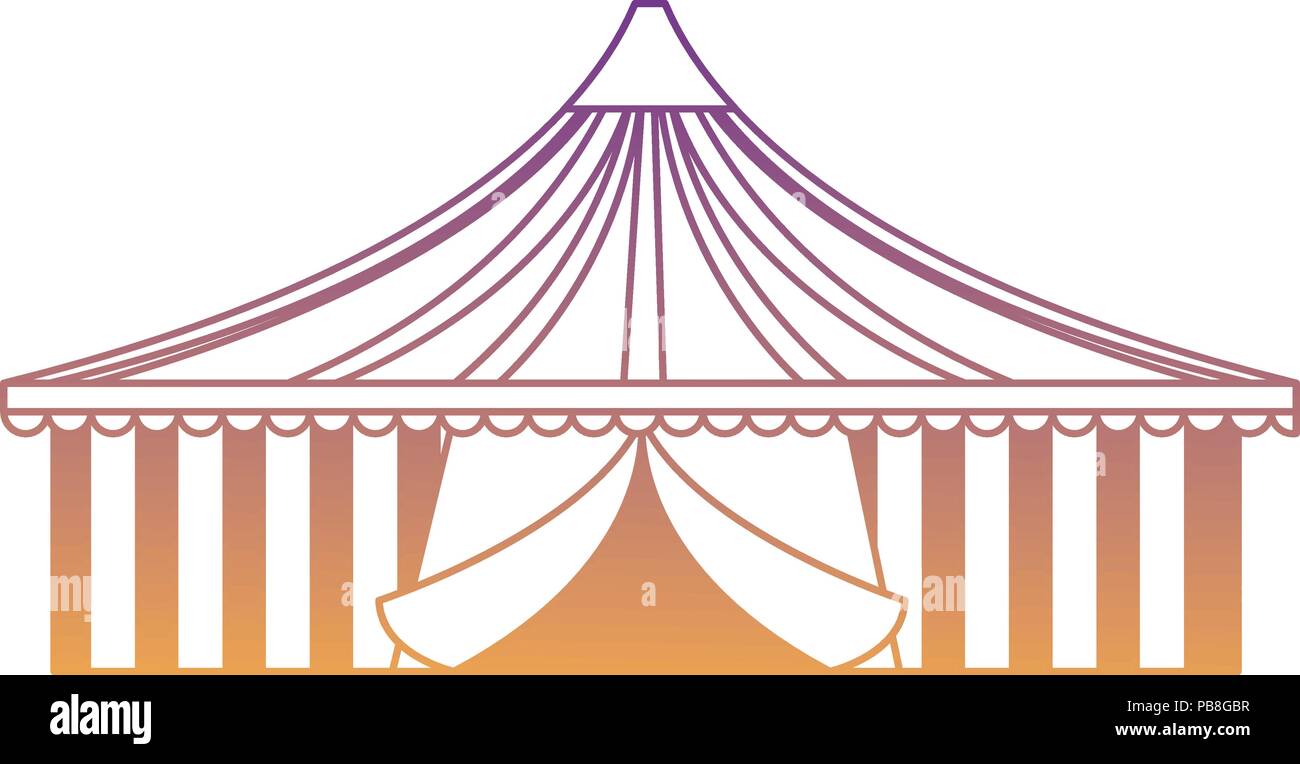 circus tent over white background, vector illustration Stock Vector ...