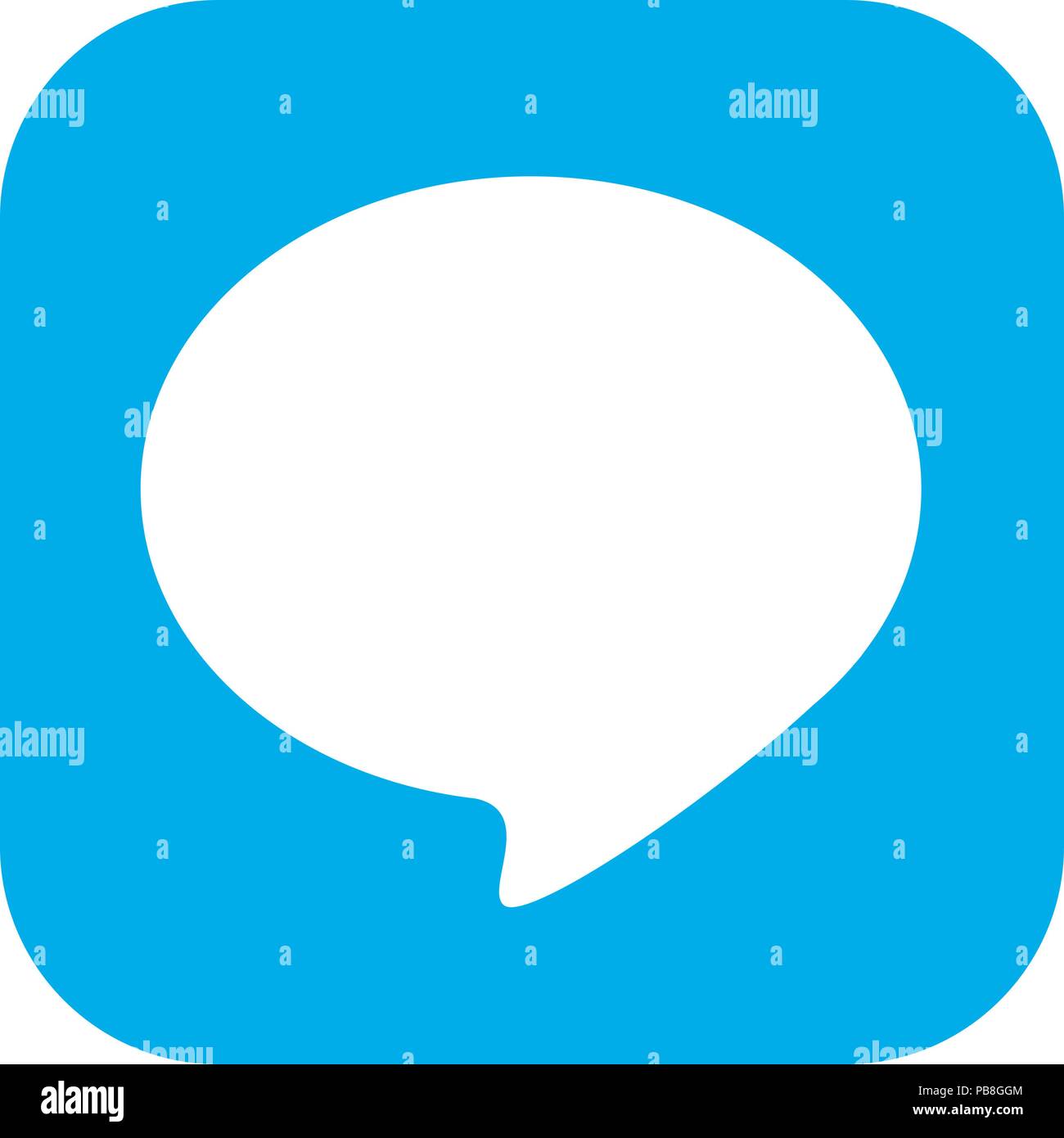 Mobile chat flat color Stock Vector Images - Alamy