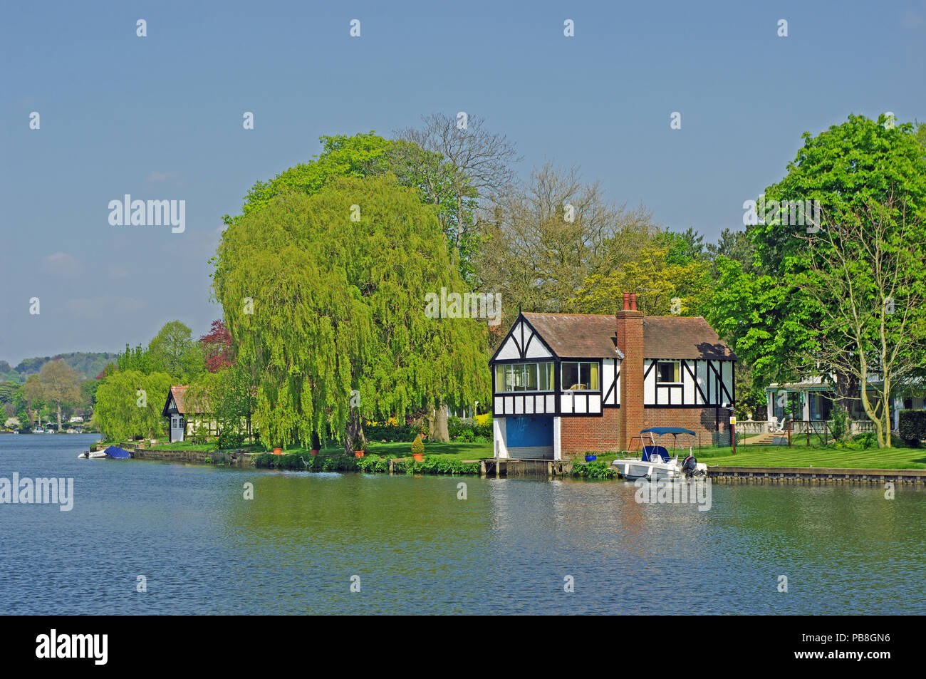 Boat House Taken from the Grange other the other side of the, River Thames, Bourne End