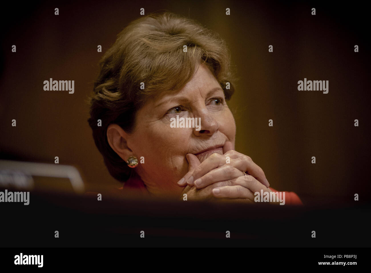 July 25, 2018 - Washington, District of Columbia, United States - Senator JEANNE SHAHEEN  (Credit Image: © Douglas Christian via ZUMA Wire) Stock Photo