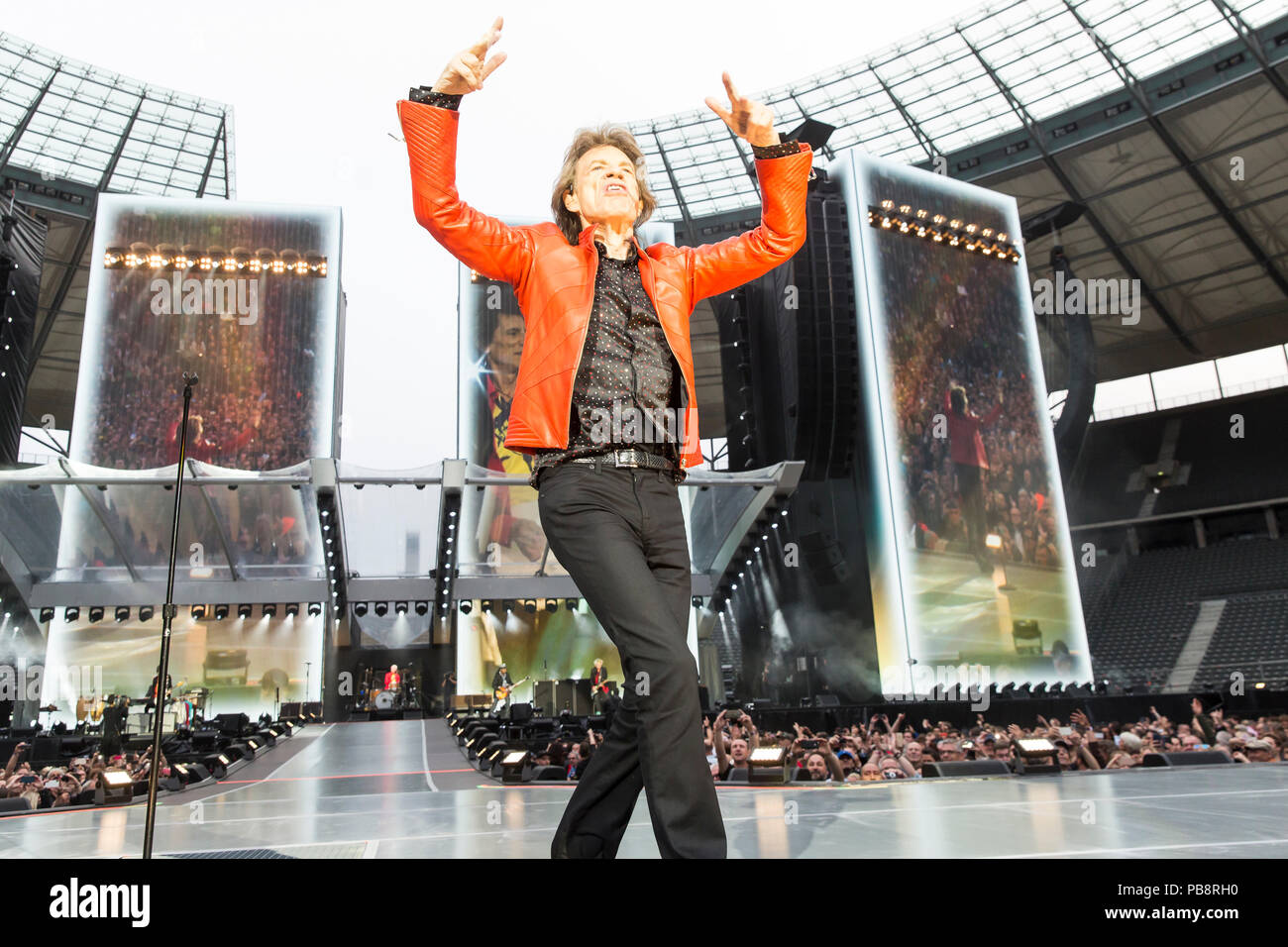 Berlin, Deutschland. 22nd June, 2018. 19/The Rolling Stones, singer Mick  Jagger live on "No Filter"