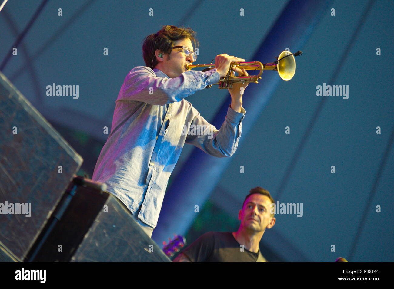 Berlin, Deutschland. 09th June, 2018. 93/"BEATSTEAKS", guest trumpet