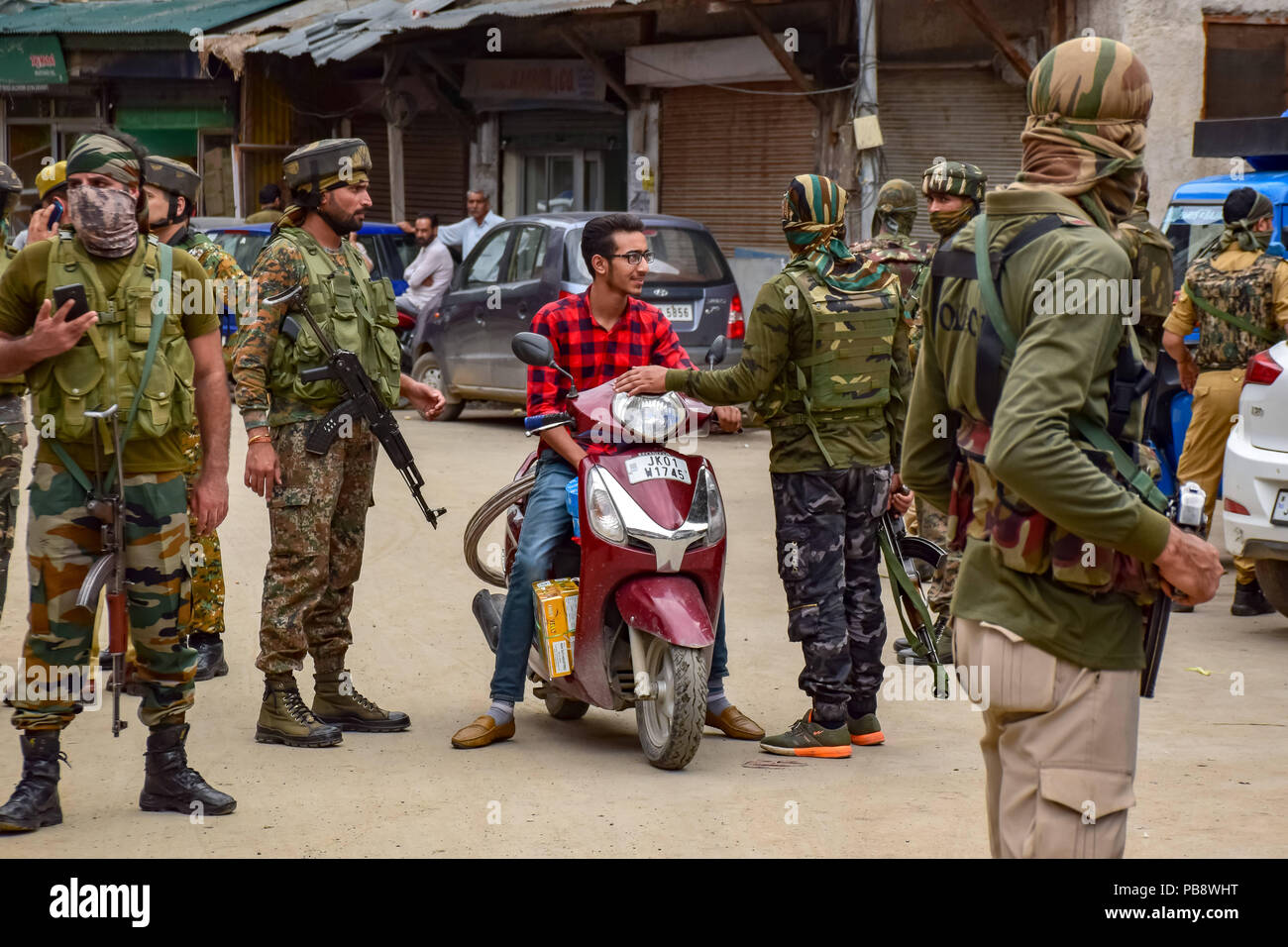 Frisking Operation High Resolution Stock Photography and Images - Alamy